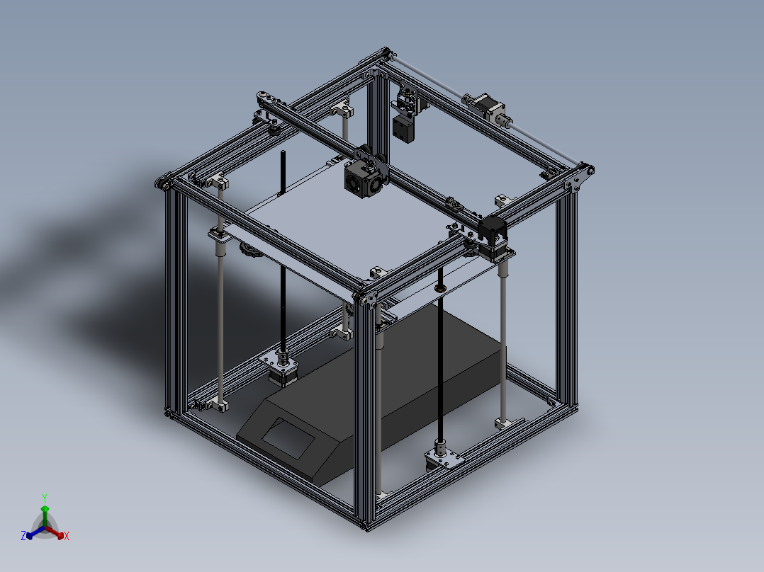 创想三维（Creality）打印机正等轴测图