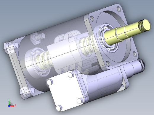 循环球式转向器三维设计catia==794835==80前视缩略图