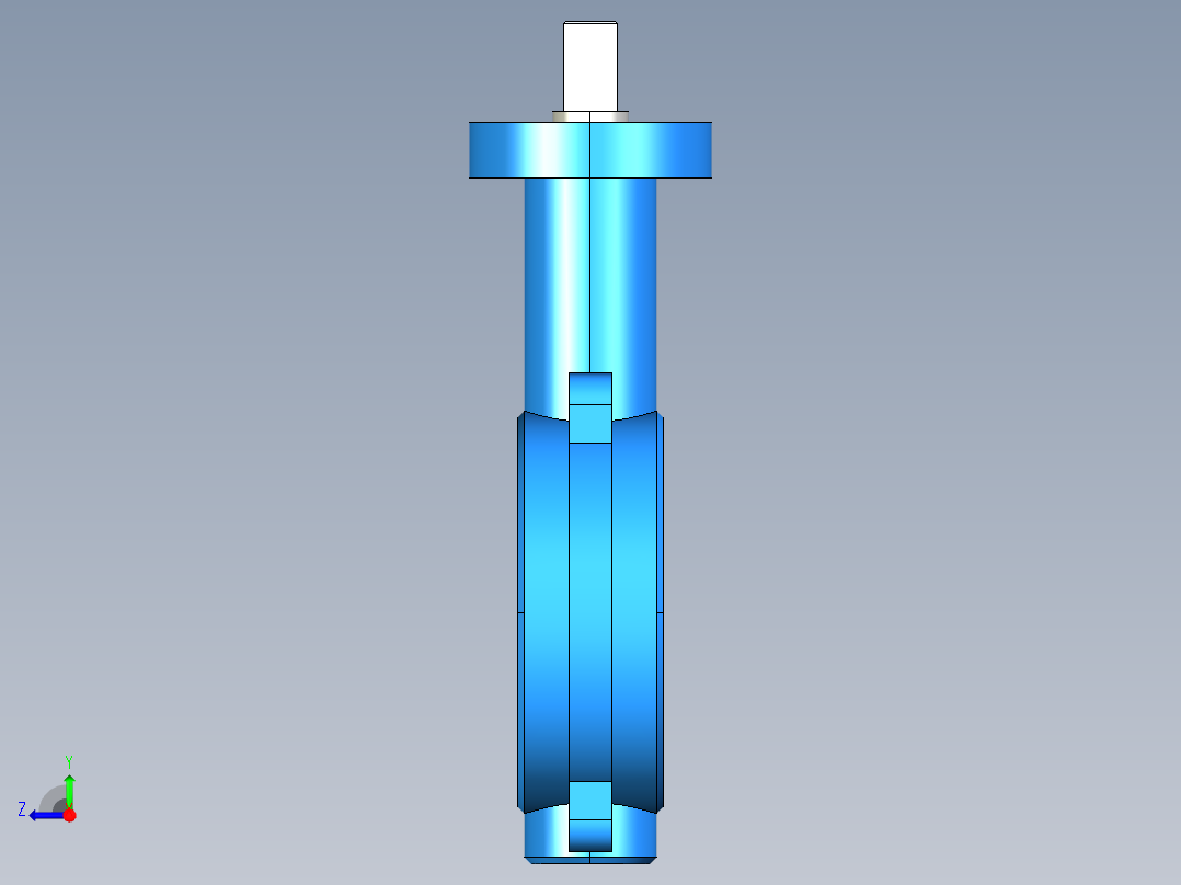 阀门模型WD71X-I_[50]右视图