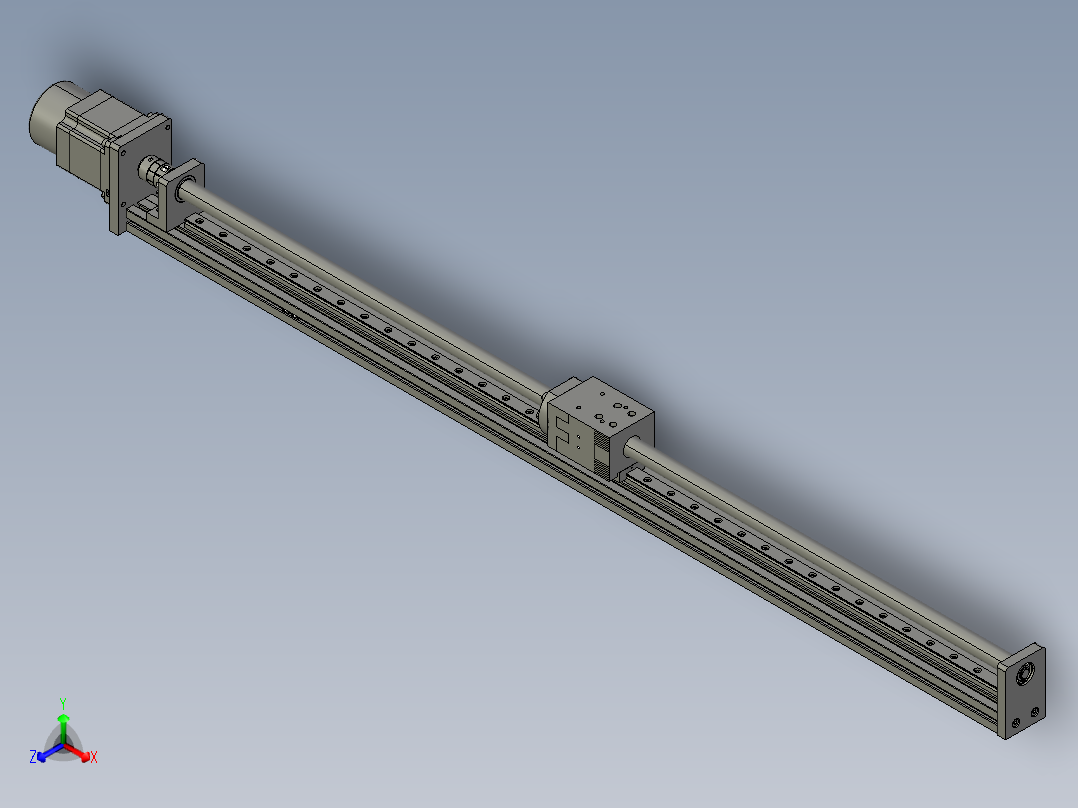 模组FSK40-L10C7-BC-B57-800行程（B57刹车电机）主视图