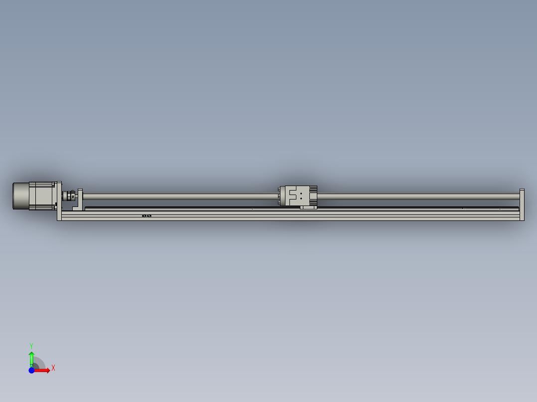 模组FSK40-L10C7-BC-B57-800行程（B57刹车电机）前视图