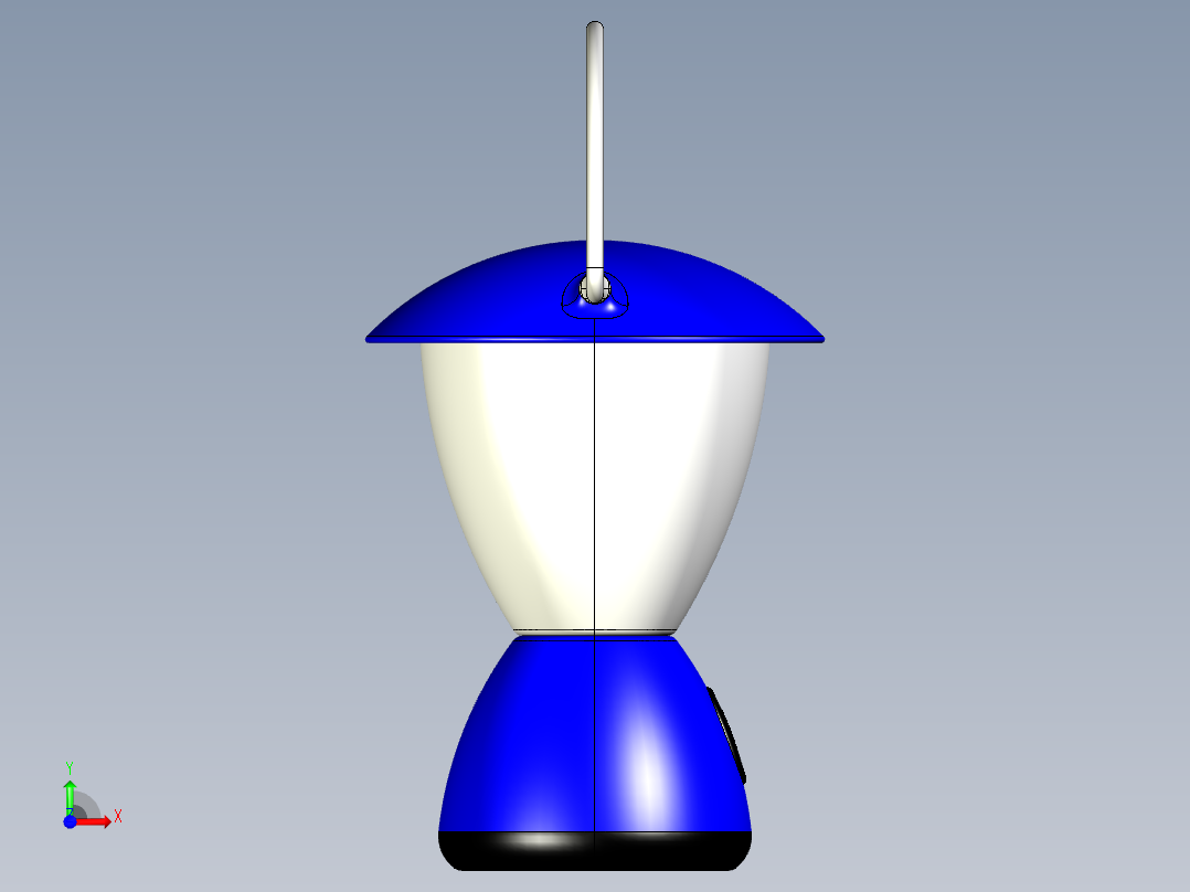 地球仪户外野营LED灯前视图