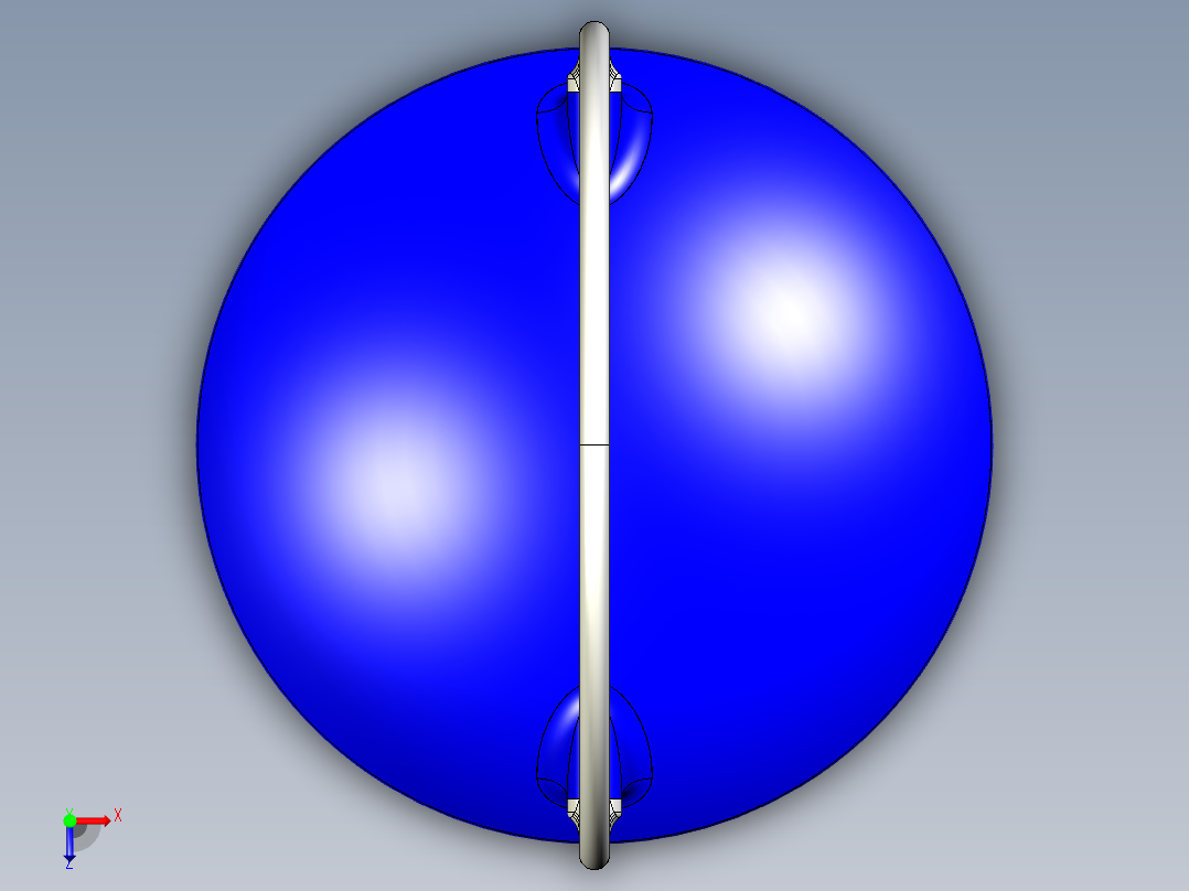 地球仪户外野营LED灯俯视图