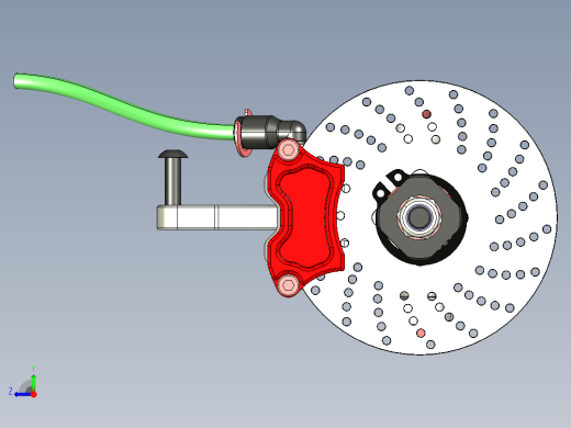 RC遥控车的液压制动器右视缩略图