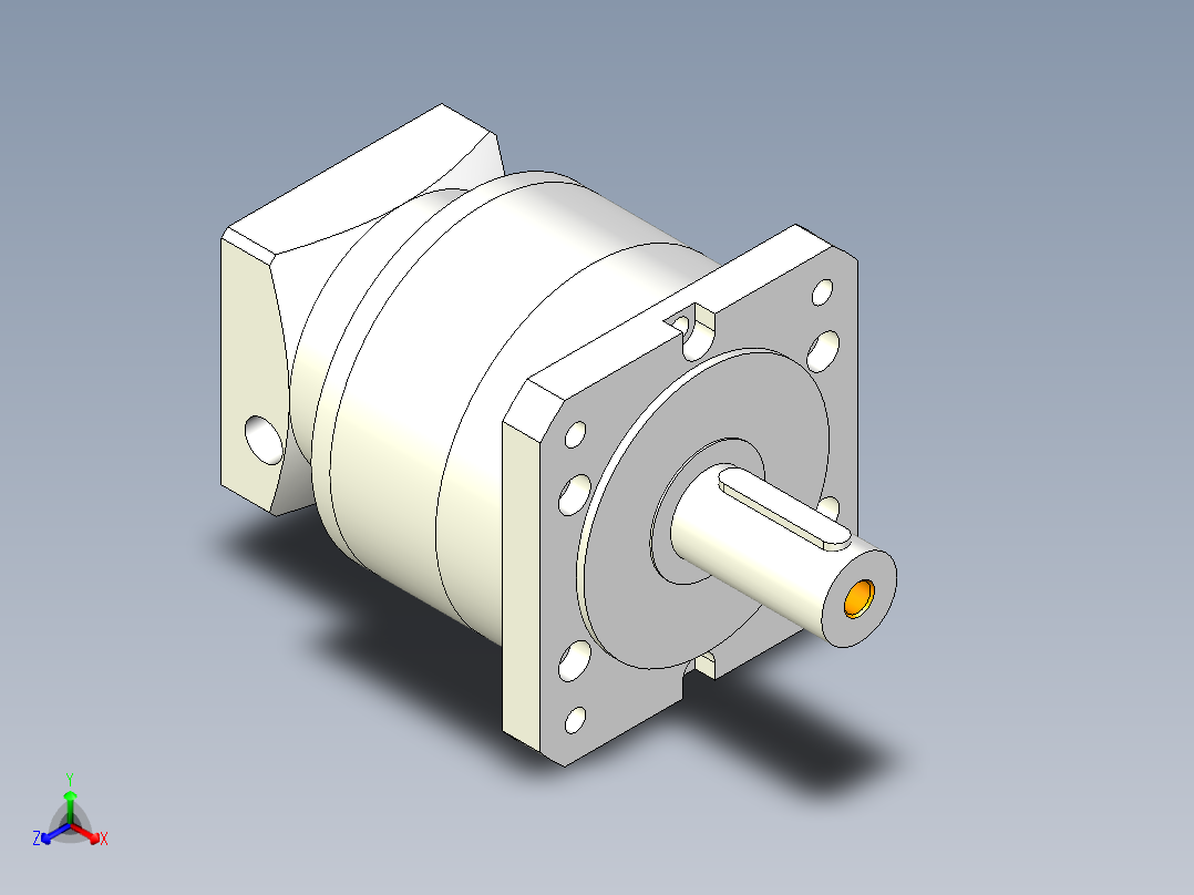 直齿PLF160-L1 22-110-145-M8.stp主视图