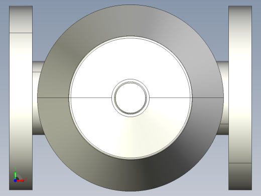 11DKMOACCP NC 气动隔膜阀，常闭，固定法兰，钻孔ANSI B16.5条款150 FF。面对面根据EN 558-1 PVC-C前视缩略图