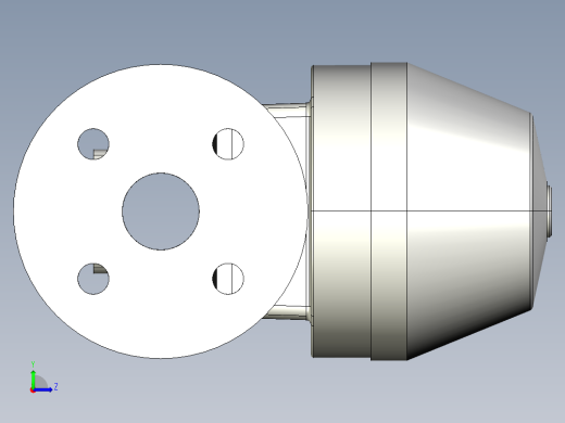 11DKMOACCP NC 气动隔膜阀，常闭，固定法兰，钻孔ANSI B16.5条款150 FF。面对面根据EN 558-1 PVC-C左视缩略图