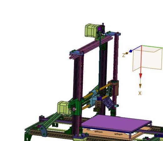 基于型材搭建的3d打印装置缩略图