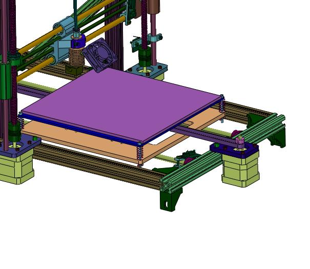 基于型材搭建的3d打印装置