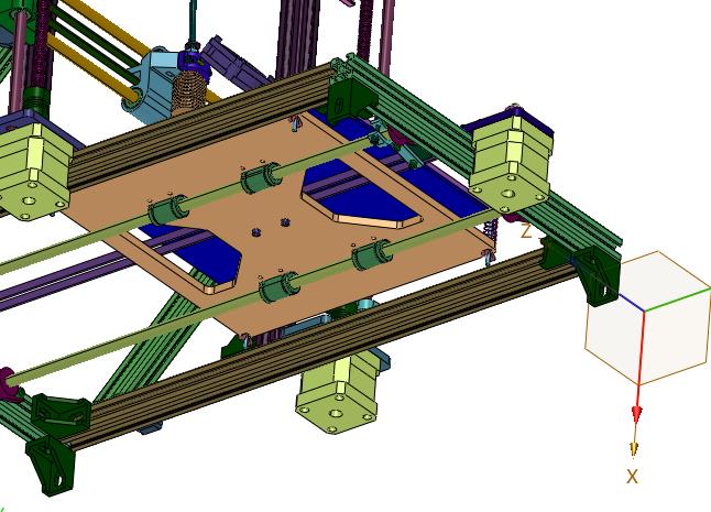 基于型材搭建的3d打印装置