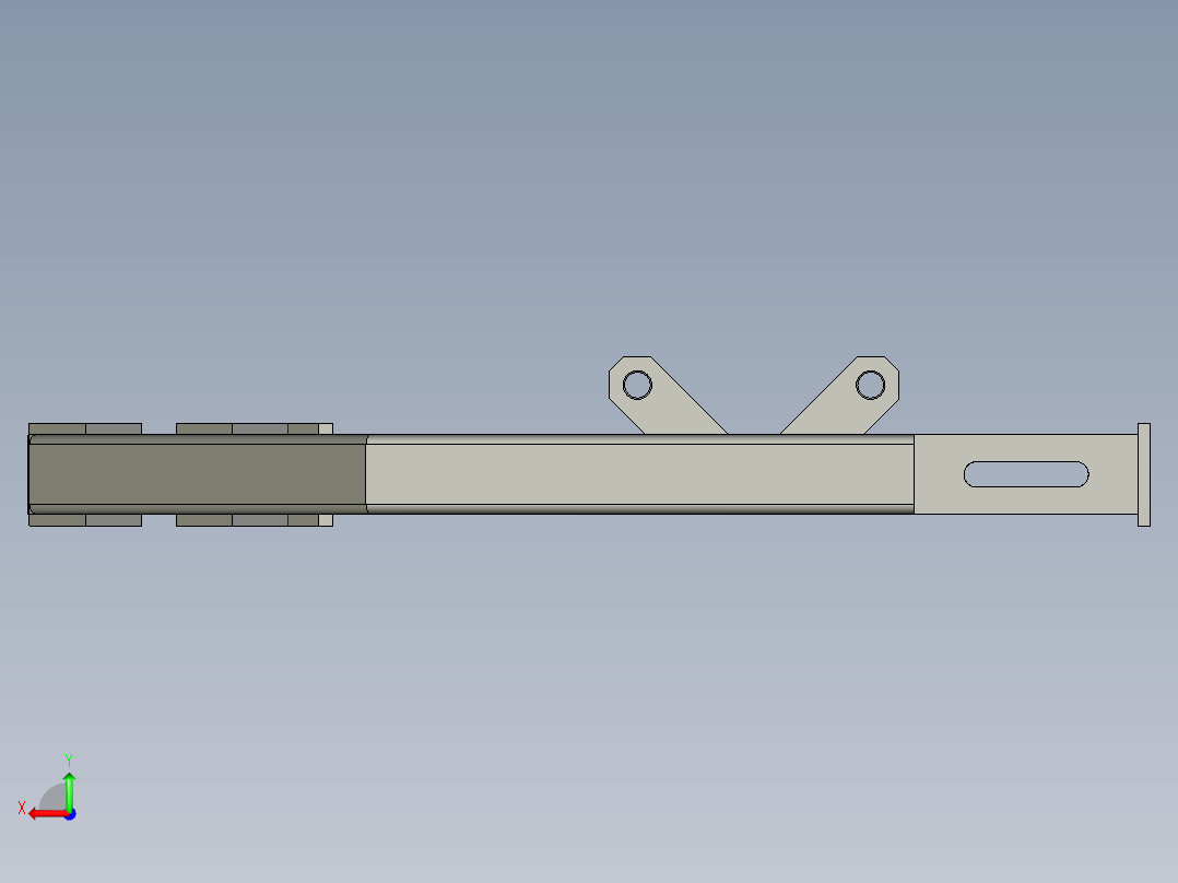 雪刀或雪犁清雪铲后视图