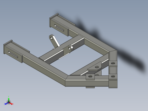 雪刀或雪犁清雪铲正等轴测缩略图