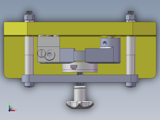 CA6140车床拨叉[831007]工艺及钻M8螺纹孔夹具设计三维SW二维CAD说明书前视缩略图