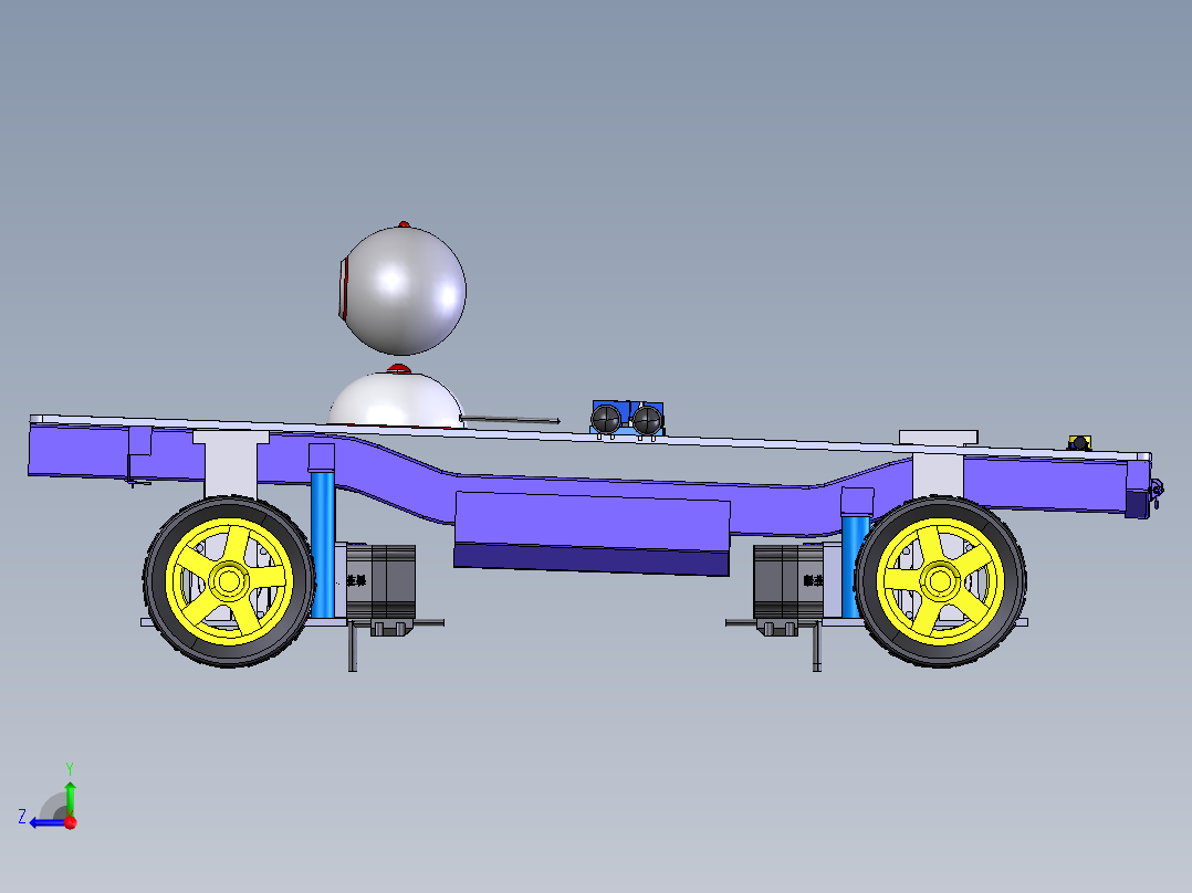 小车装配尺寸修改新建文件夹右视图