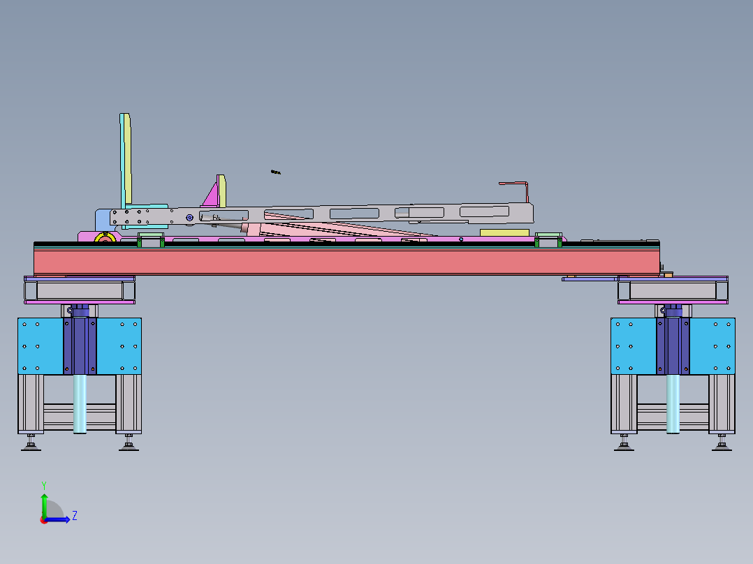 90°立直机左视图