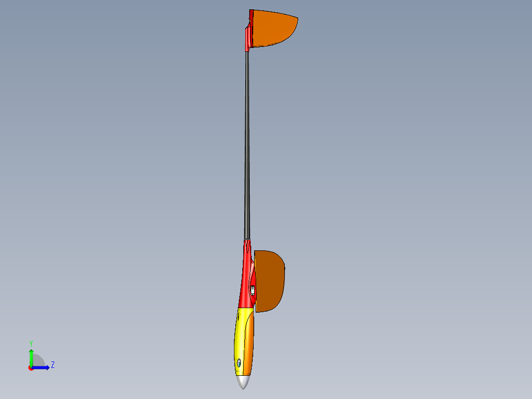 RC 2M电动滑翔机左视图