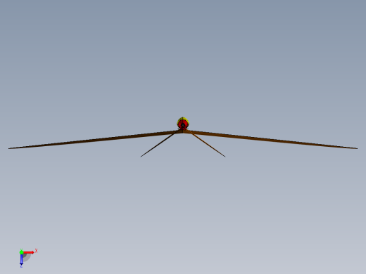 RC 2M电动滑翔机俯视缩略图