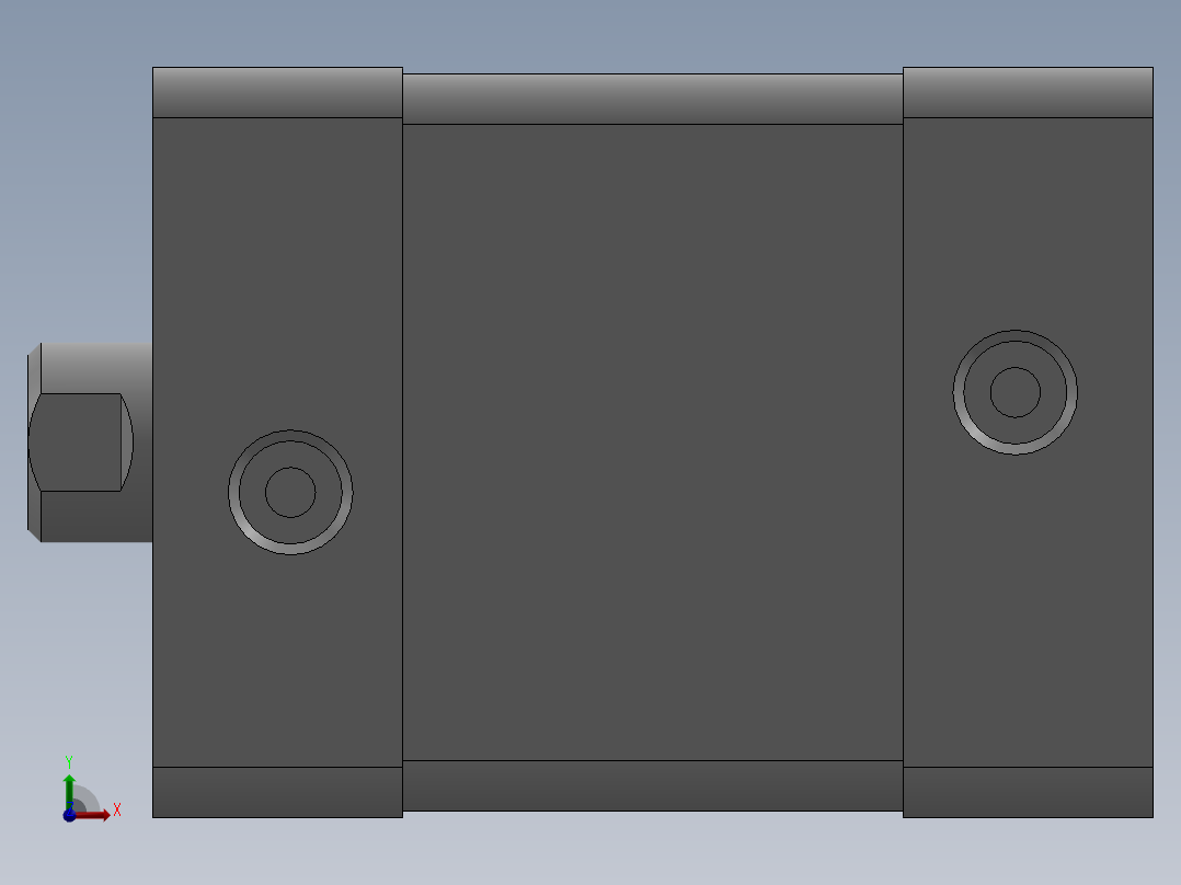 气缸ACE16X5S前视图