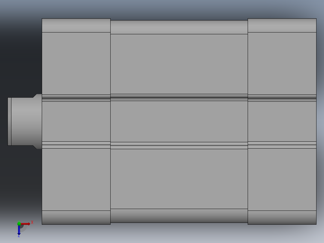 气缸ACE16X5S俯视图