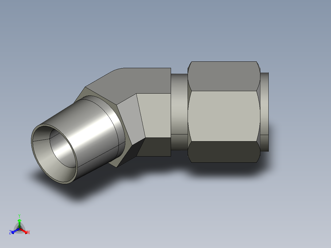 卡套式工业通用硬管接头10_vbu-s主视图