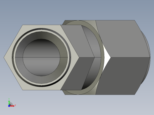 卡套式工业通用硬管接头10_vbu-s前视缩略图