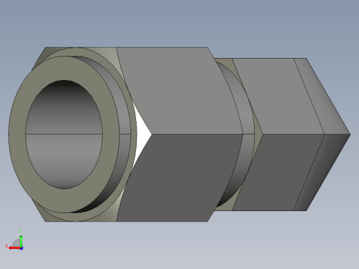 卡套式工业通用硬管接头10_vbu-s后视缩略图