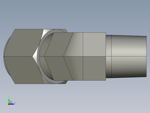 卡套式工业通用硬管接头10_vbu-s左视缩略图