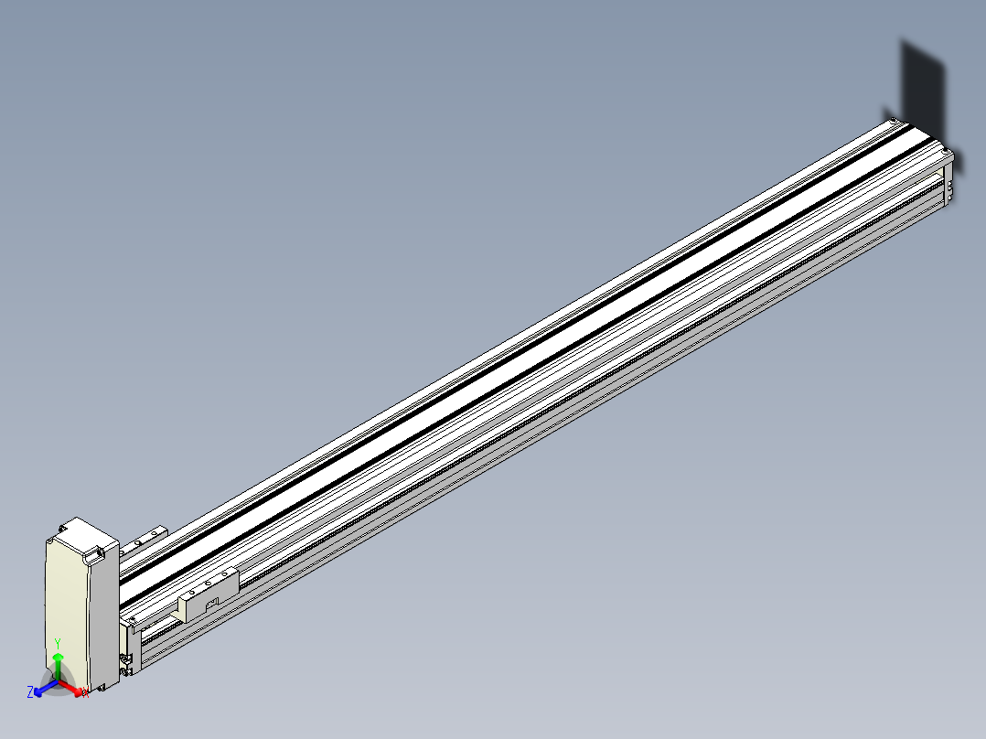 TPA-KNR-86E-1610C-L1000A1-MU-P10-N3线性模块铝制底座主视图