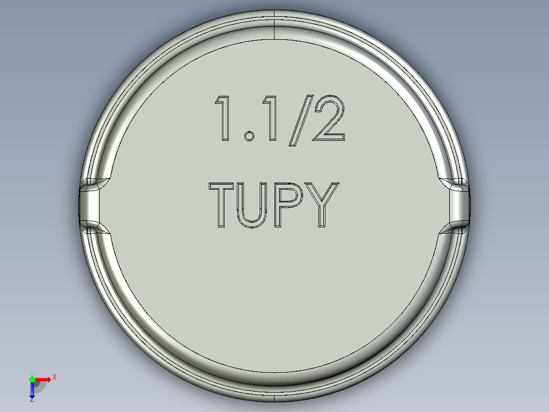 瓶盖、盖子(36)俯视图