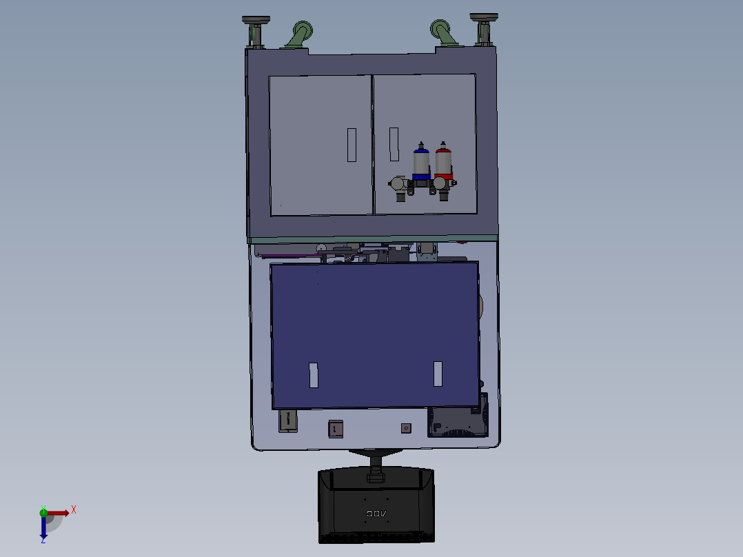 CCD视觉自动编带设备sw16可编辑俯视图