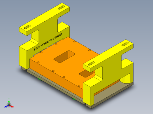 GS557-A-笔记本CNC工装夹具三维模型CNC1-190827