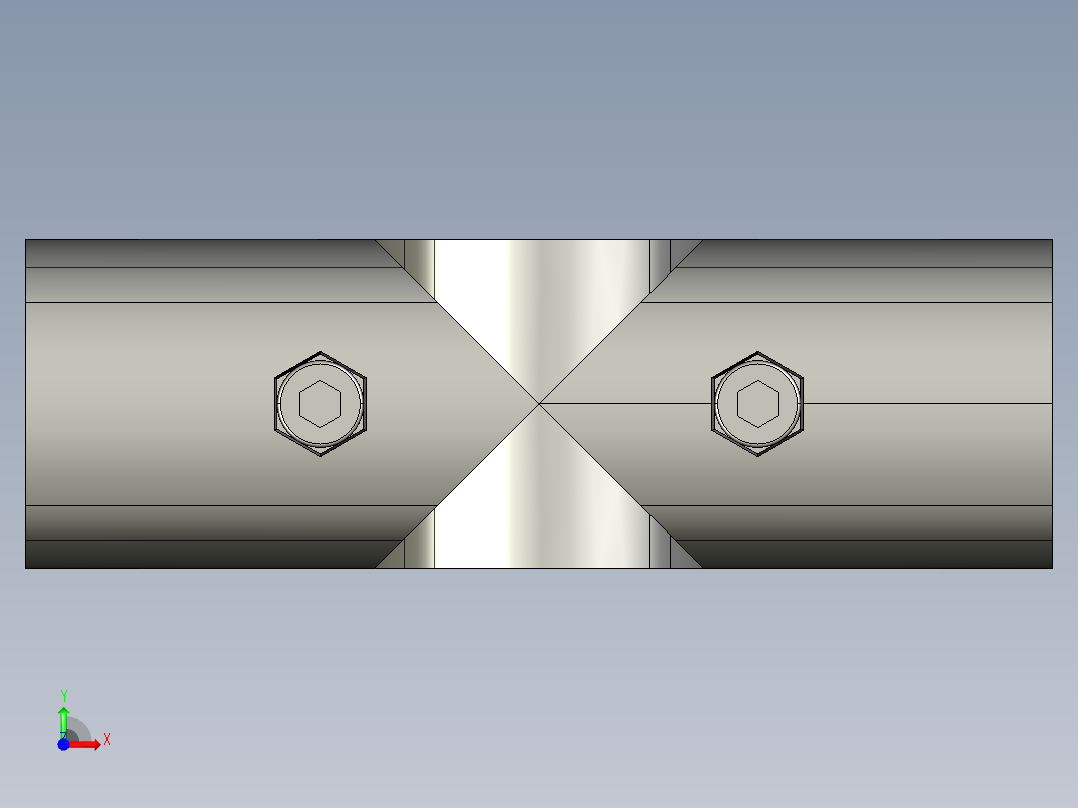 43外抱十字接头.STEP前视图