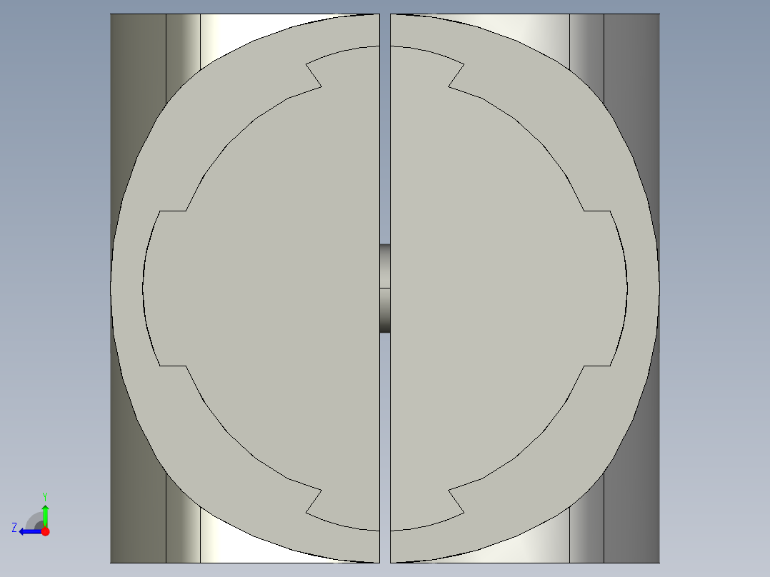 43外抱十字接头.STEP右视图