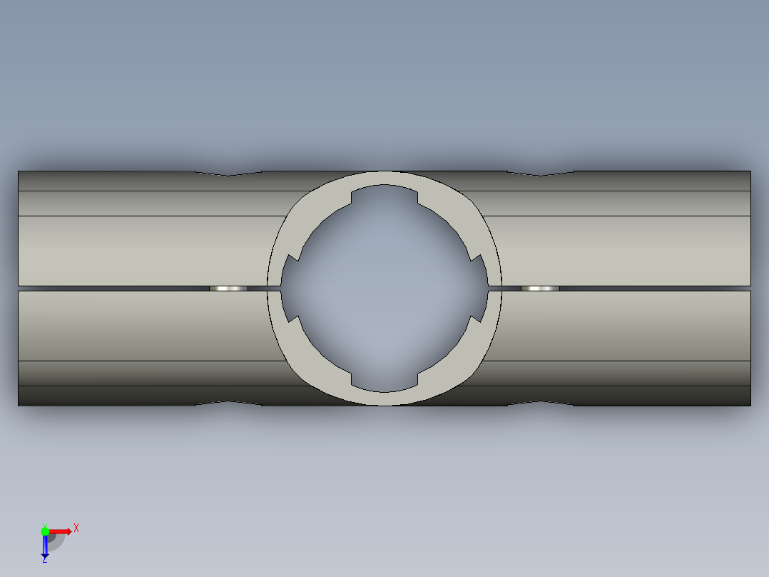 43外抱十字接头.STEP俯视图