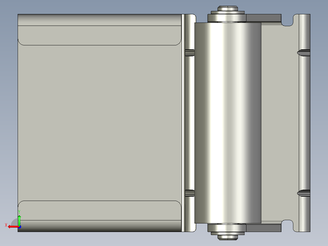 流利条定位器60C-带轮止动接头1后视图