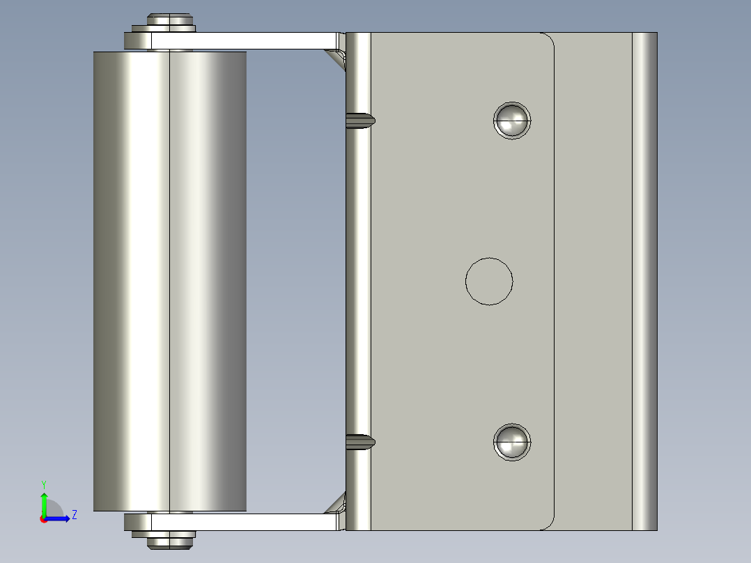 流利条定位器60C-带轮止动接头1左视图