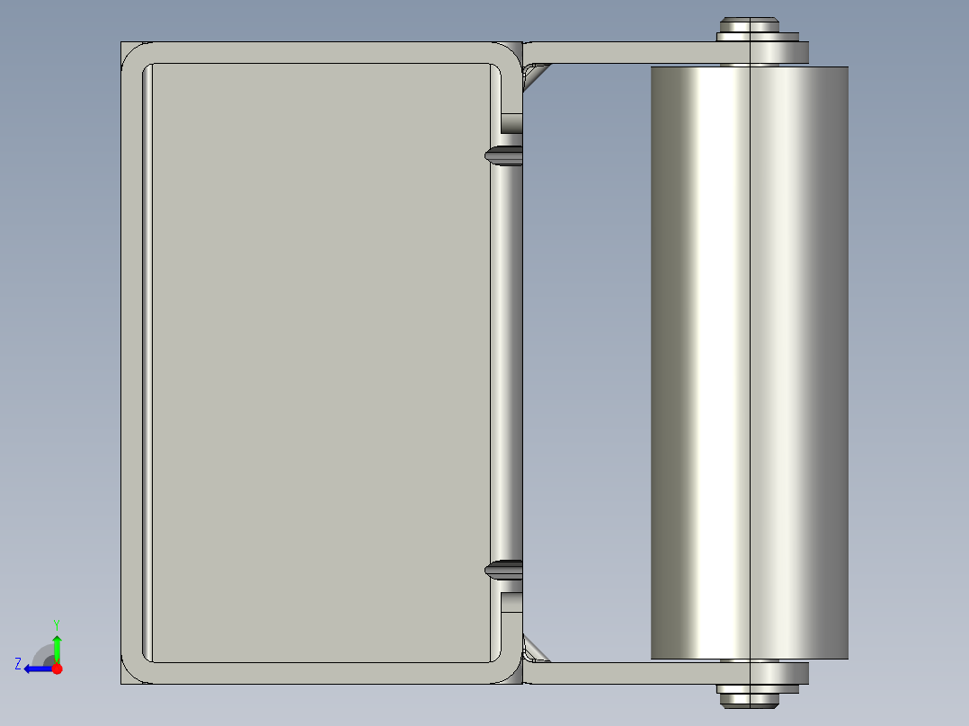 流利条定位器60C-带轮止动接头1右视图