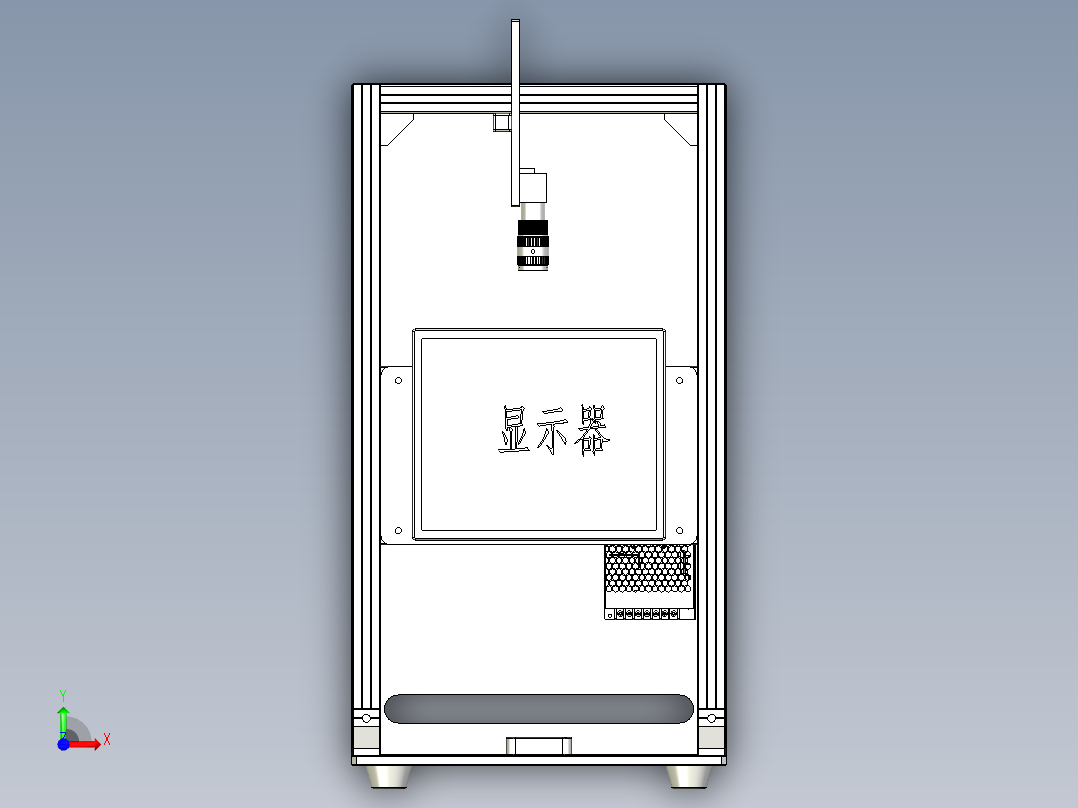 无料缺料检测仪前视图