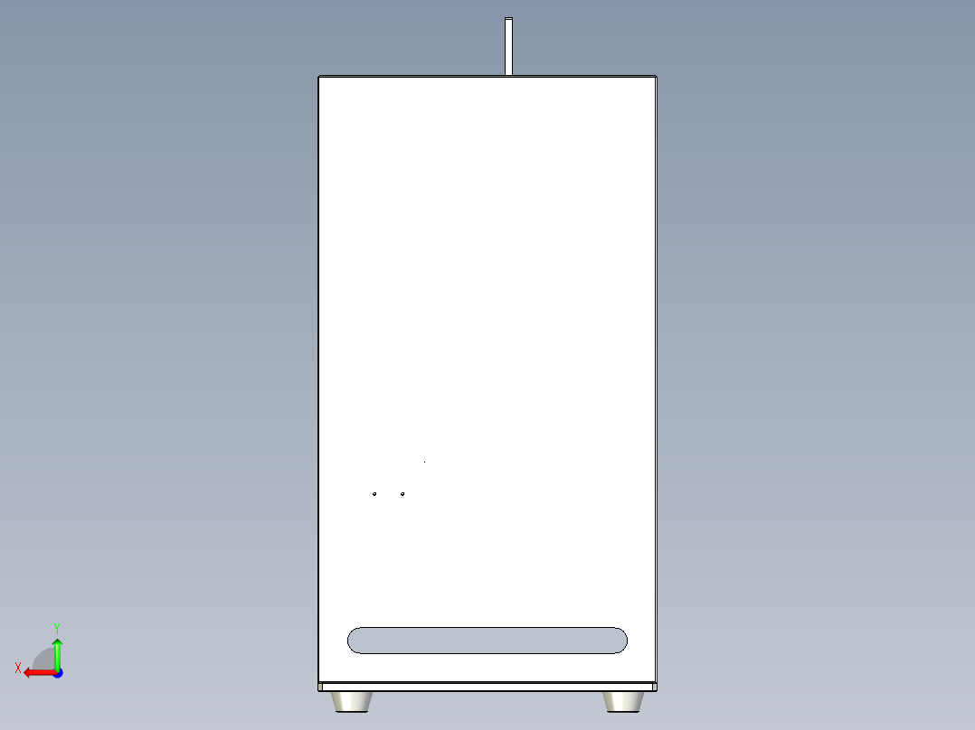 无料缺料检测仪后视图