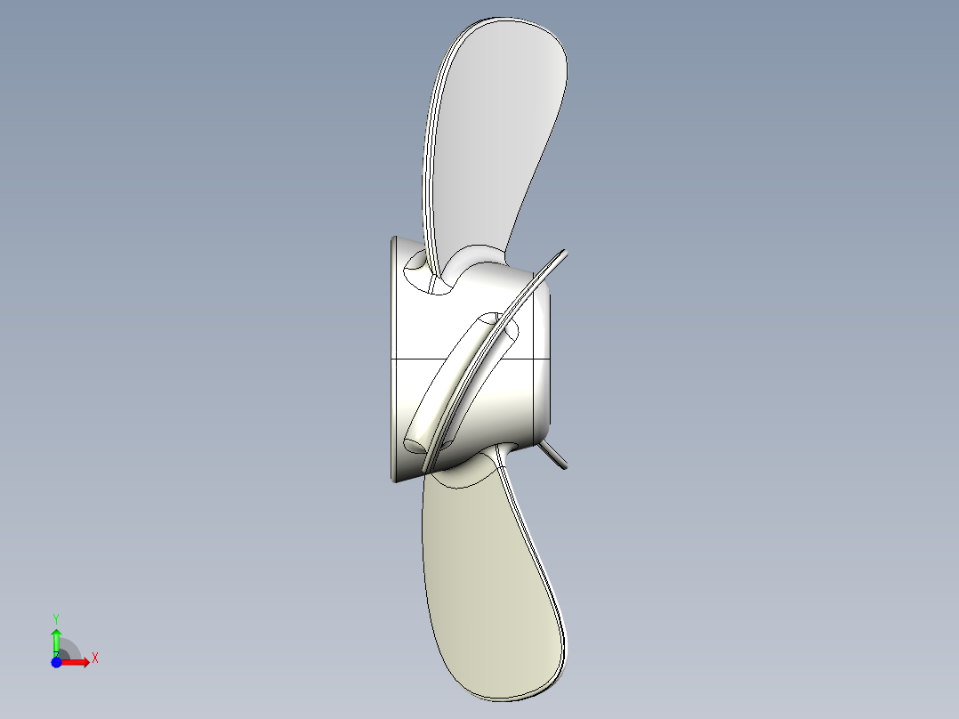 螺旋桨(130)前视图