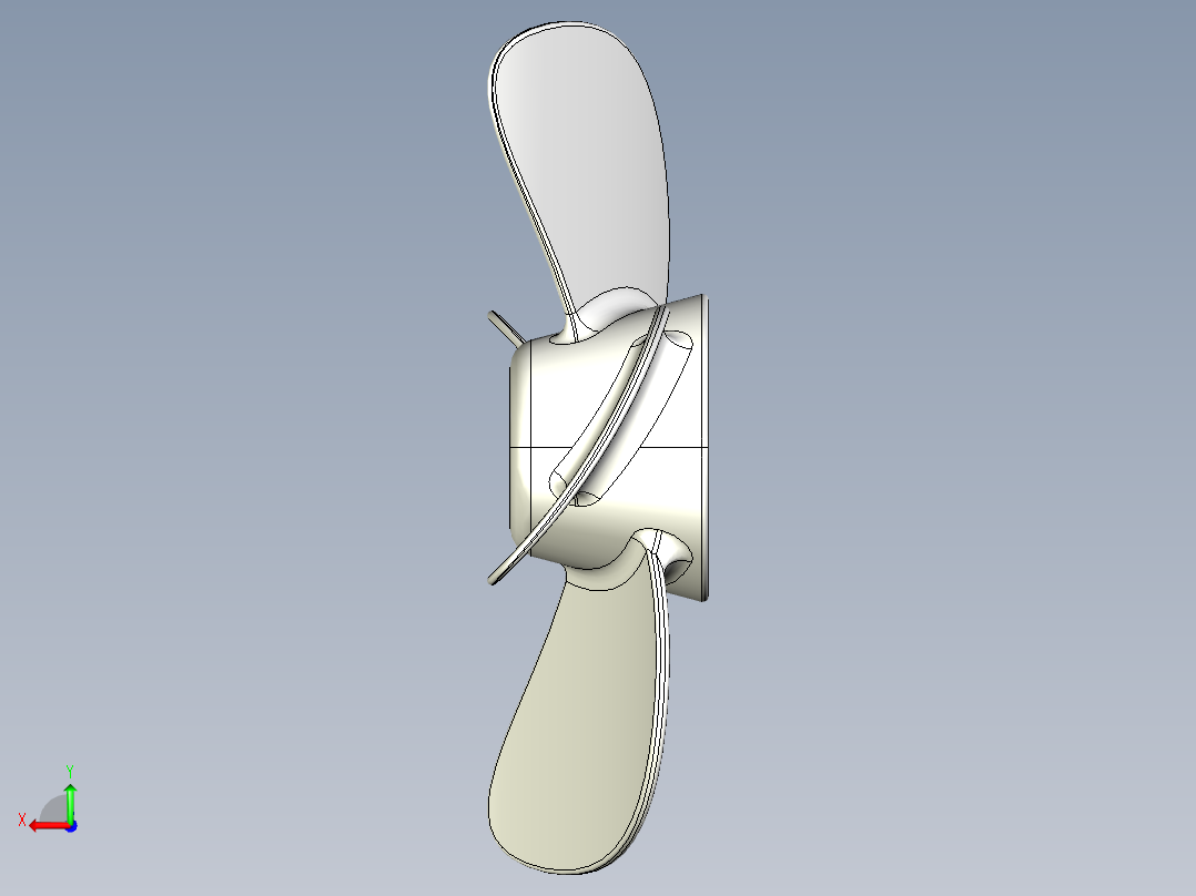 螺旋桨(130)后视图