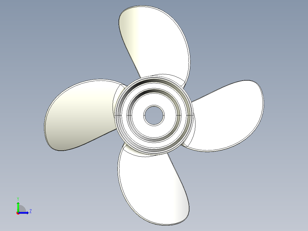 螺旋桨(130)左视图