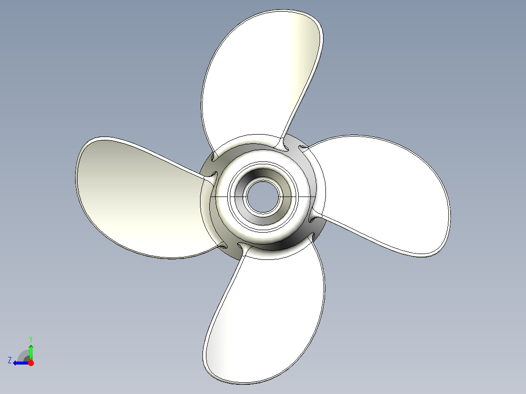 螺旋桨(130)右视图