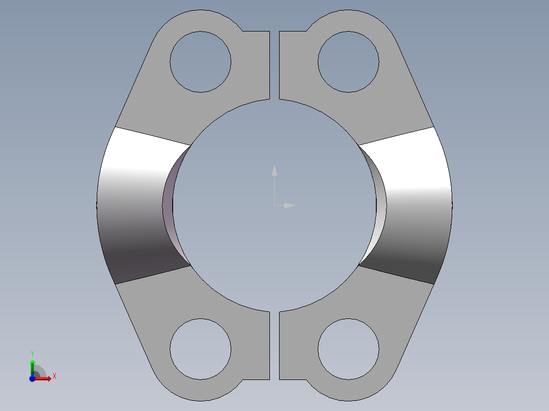 法兰接头、FL-20前视图