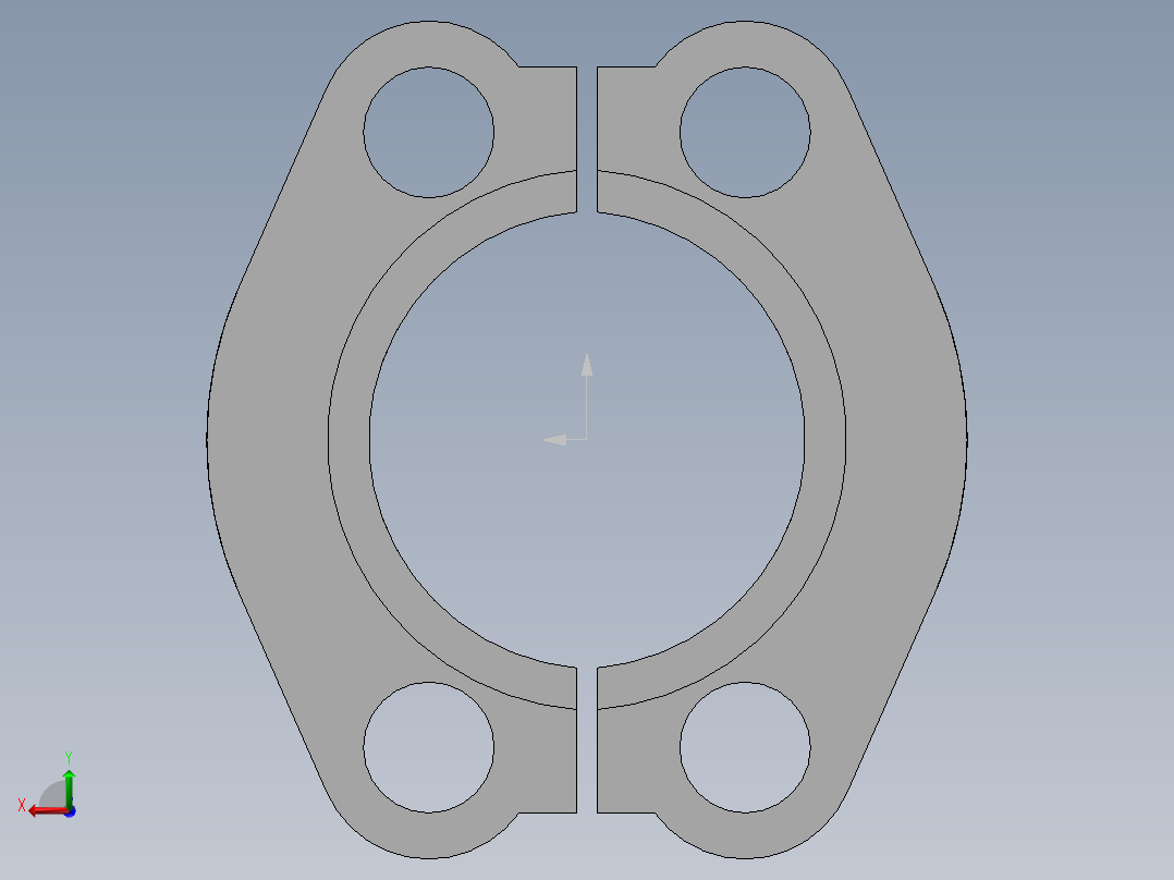 法兰接头、FL-20后视图