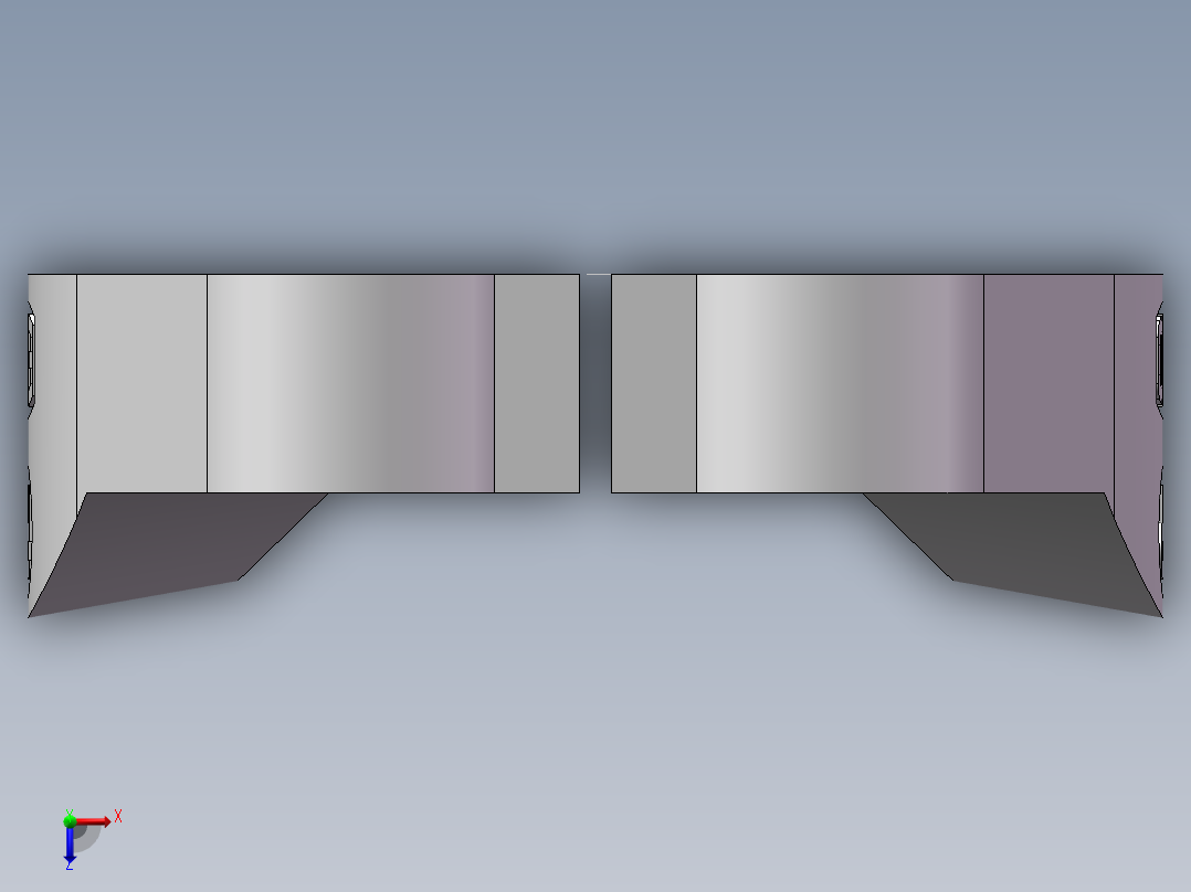 法兰接头、FL-20俯视图