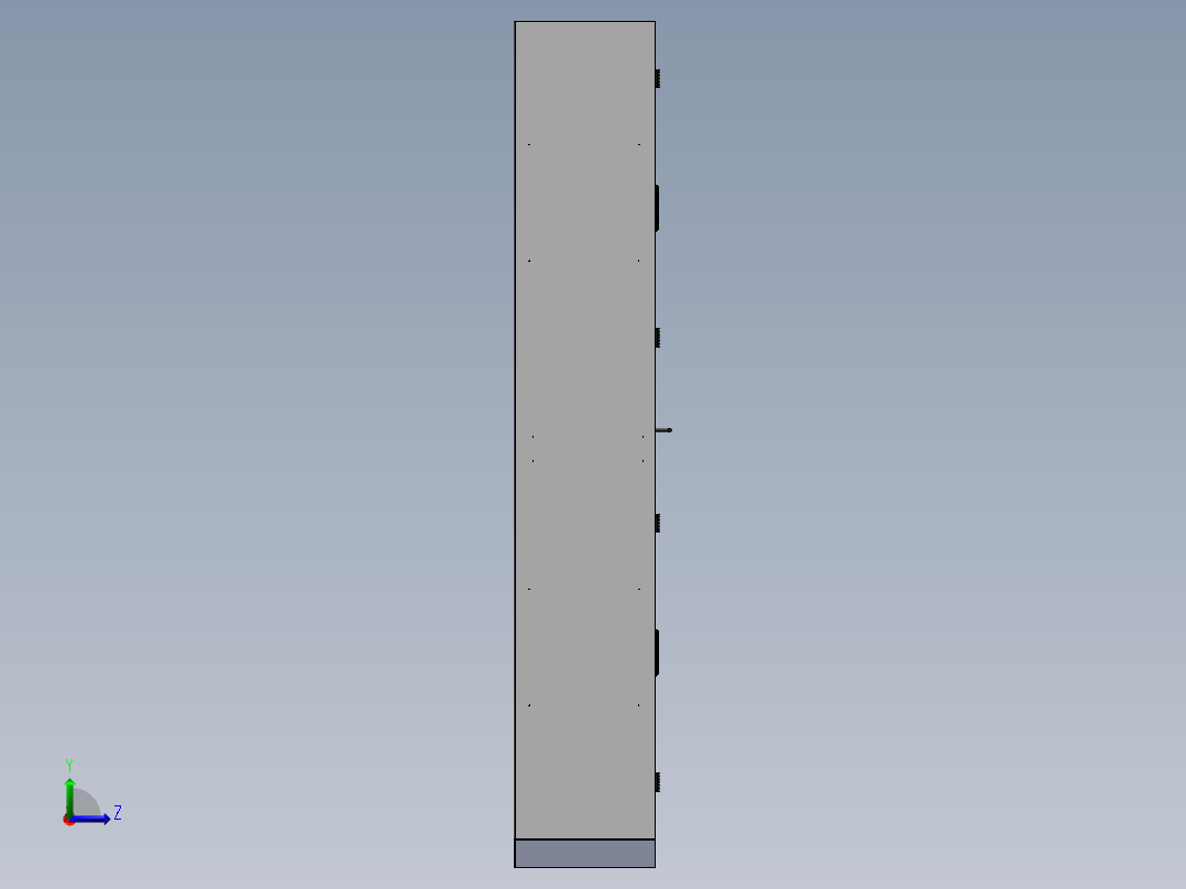 货架、文件柜（有工程图）左视图