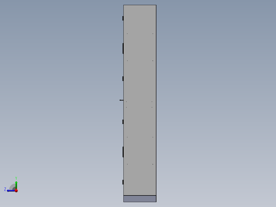 货架、文件柜（有工程图）右视图