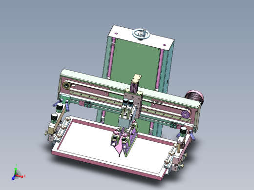 Textile-250 型纺织品印花定位架