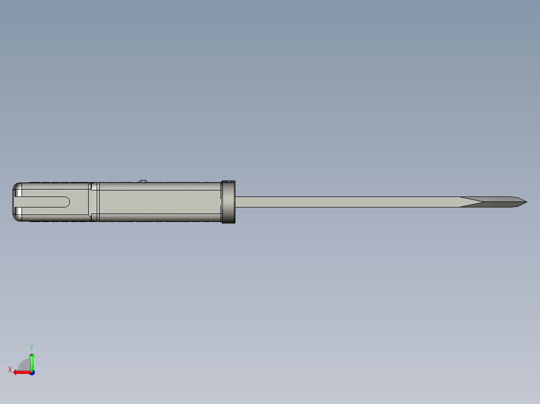 刺刀、刀(8)后视图